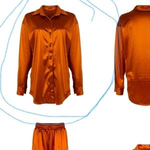 Laina Rauma  nutmeg (copper) pj shirt